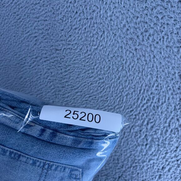 Vintage Ecko Unltd Jeans men's 36 Blue Denim Light Baggy Thrashed Y2k NO BUTTON - Picture 13 of 13